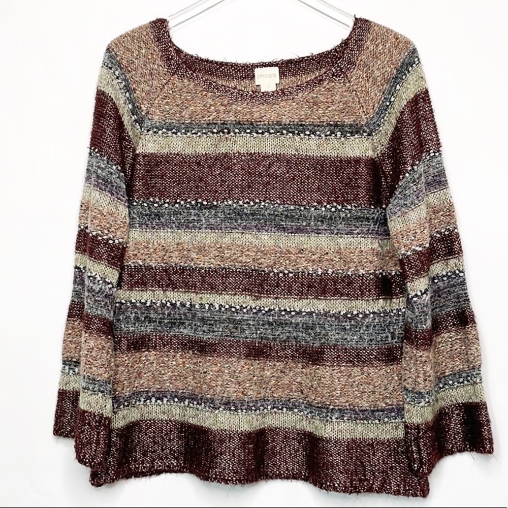 Chico's Textured Sweater (2/Large)